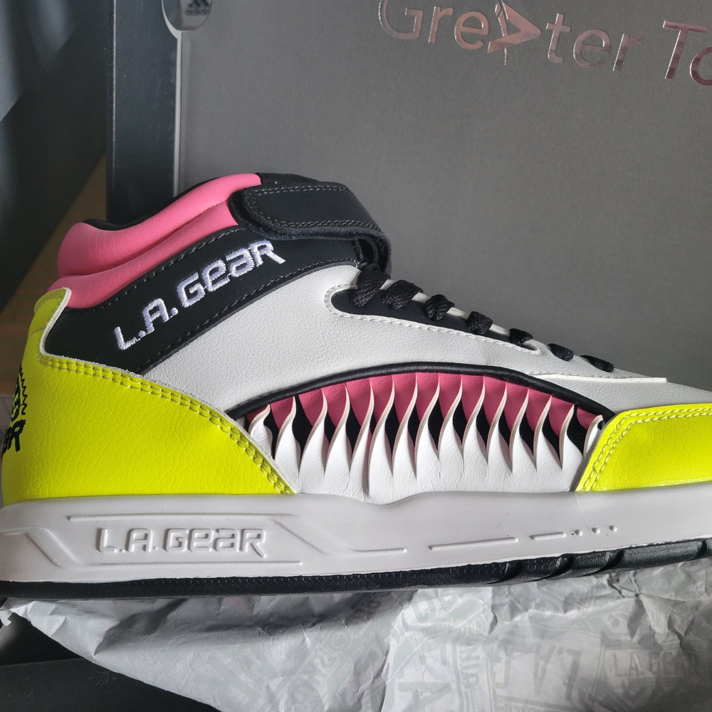 NIB L.A. Gear Sneakers - Black, White, Pink, Yellow